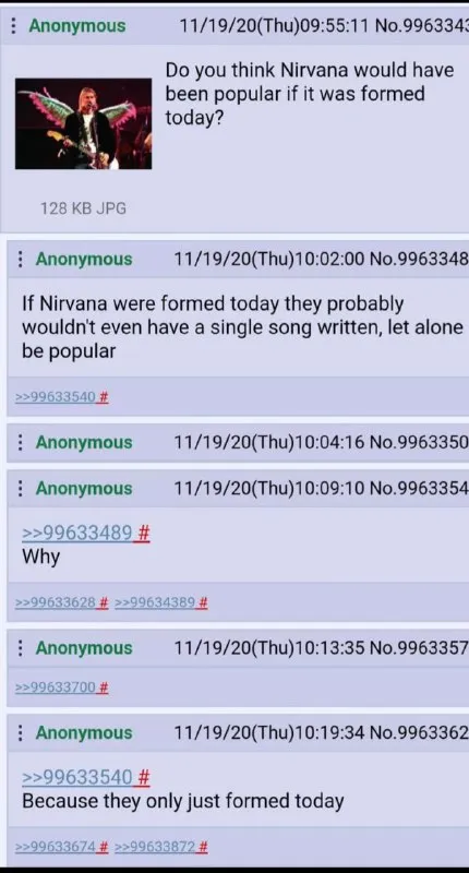 Nirvana Formed Today