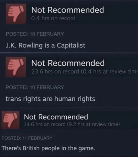 Steam Reviews of Hogwarts Legacy