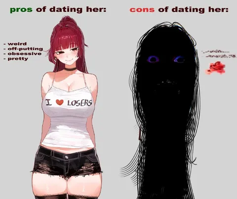 Pros and Cons of Dating Her