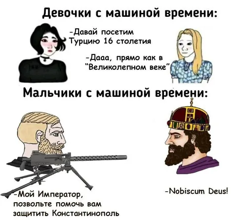Девочки и мальчики с машиной времени
