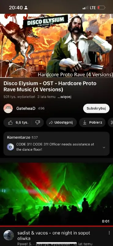 Disco Elysium Rave Emergency