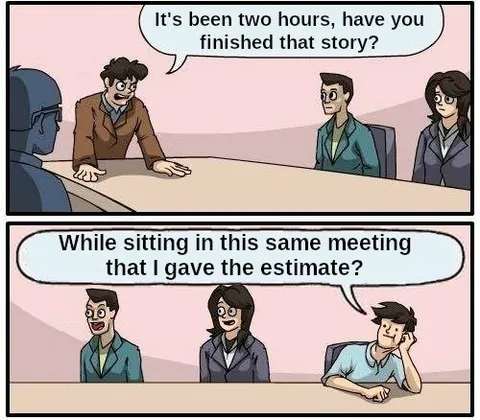 Two Hours Into the Meeting