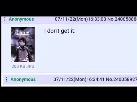 I Don't Get It Lain Thread