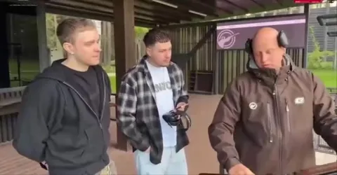 Первый выстрел на стрельбище