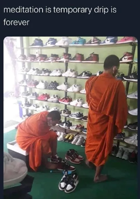 Meditation Is Temporary Drip Is Forever