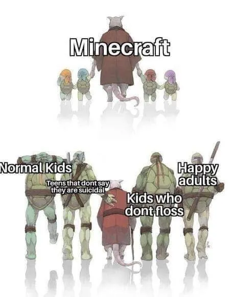 Minecraft Normal Kids Meme