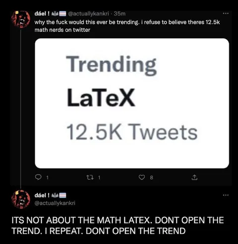LaTeX Trending Panic
