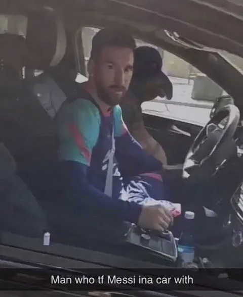 Man Who TF Messi In a Car With