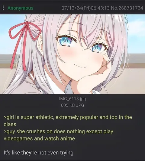 She’s Not Even Trying