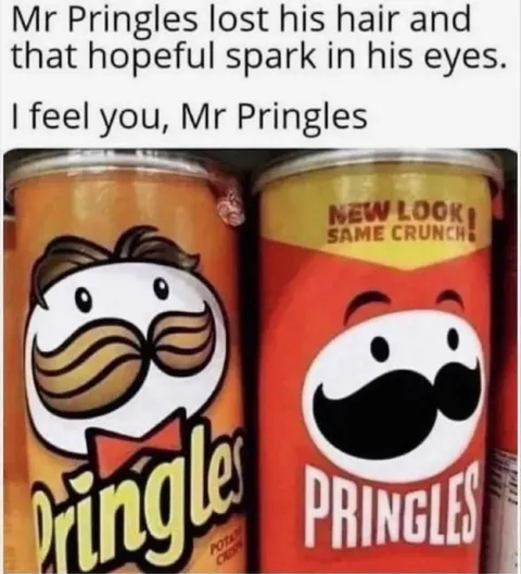 Mr Pringles Lost His Spark
