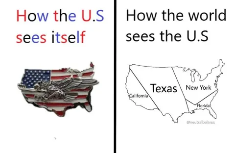 How the U.S. Sees Itself vs the World