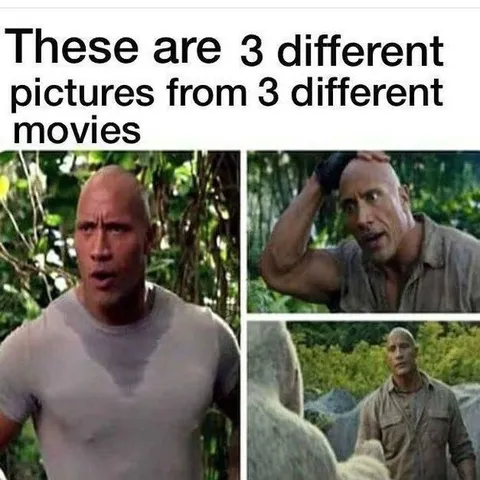 Dwayne Johnson in Three Movies