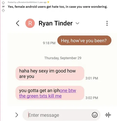Female Android Users Get Hate Too