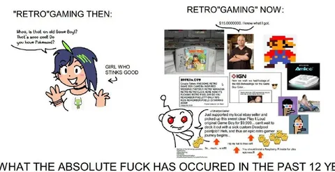 Retro Gaming Then and Now