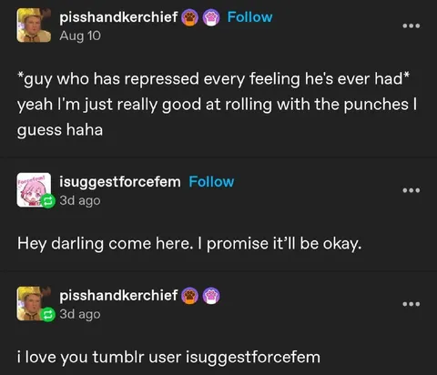 Repressed Feelings Get Comforted