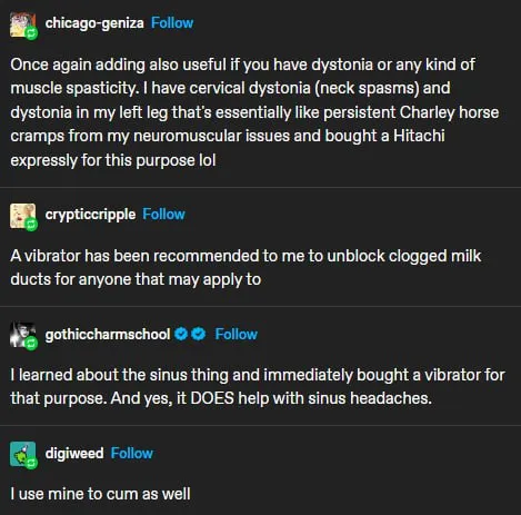 Vibrator Has Many Uses