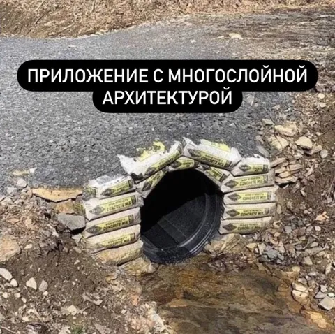 Приложение с многослойной архитектурой
