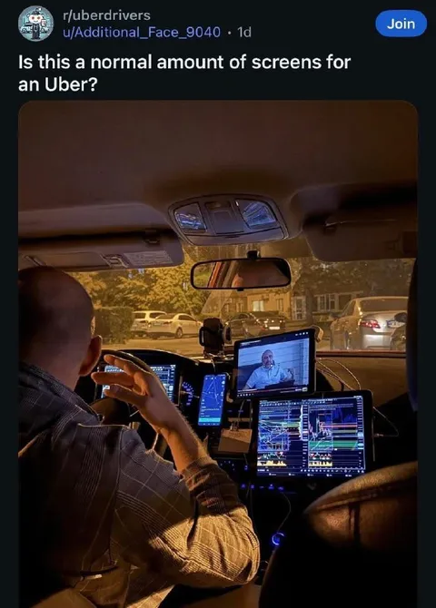 Uber с диспетчерской кабиной