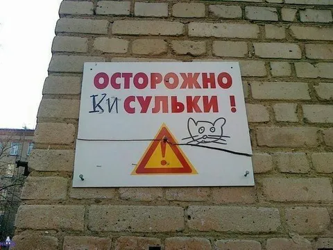 Осторожно, кисульки