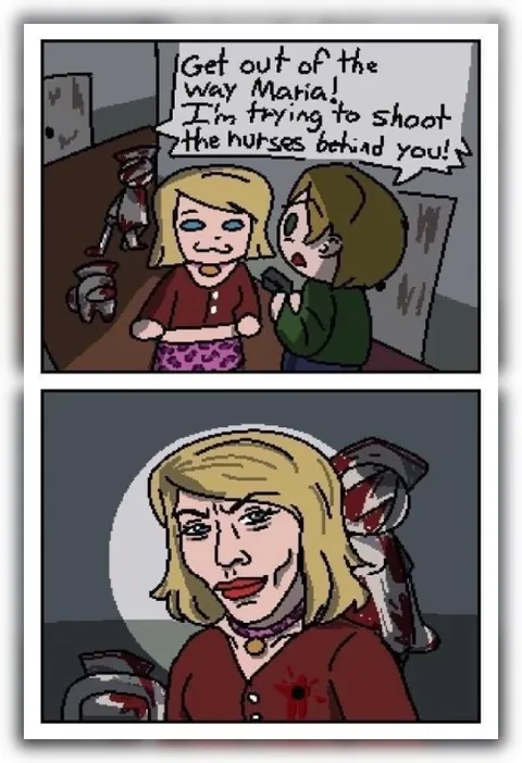 Maria Blocks the Nurses