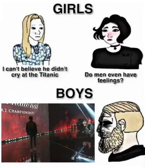 Girls Cry at Titanic, Boys Watch Esports