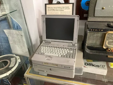 Vintage IBM PC With a Handle