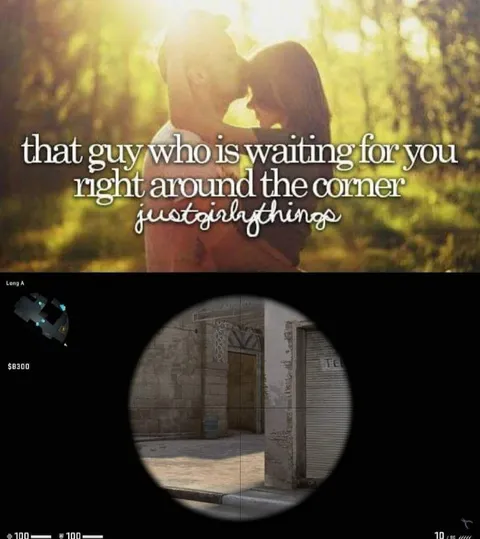 Guy Waiting Around the Corner