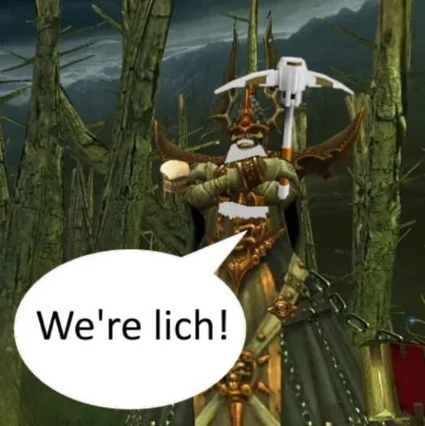 We're Lich Mining Meme