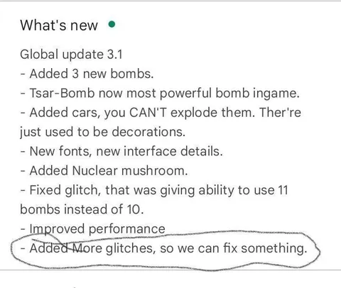 Game Update Adds More Glitches