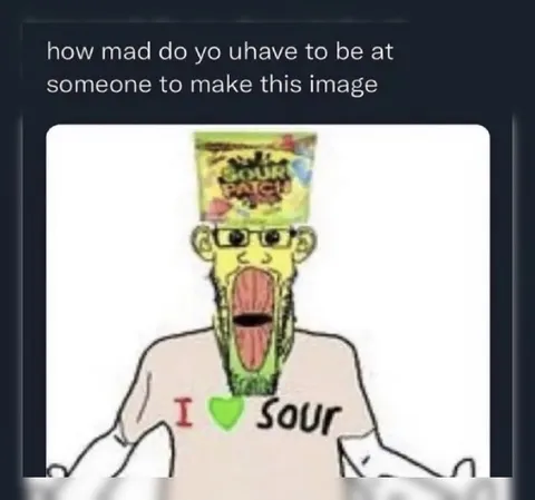 Sour Patch Rage Drawing