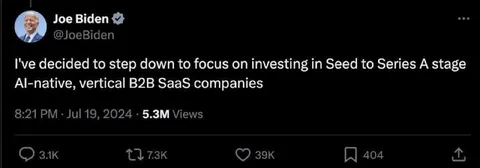 Joe Biden Steps Down for SaaS