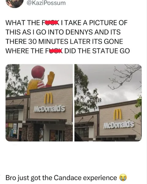 The Missing McDonald's Statue