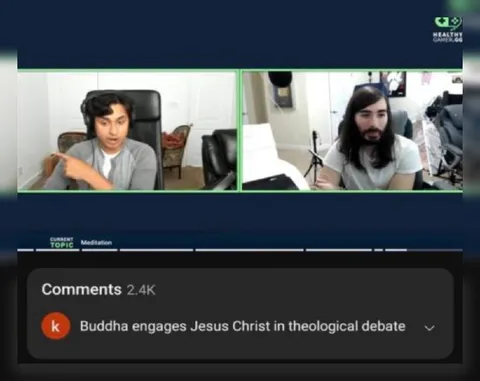 Buddha Debates Jesus Christ