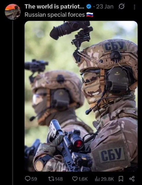 Russian Special Forces Mislabel