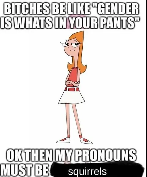 Candace pronouns are squirrels