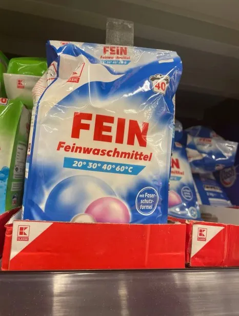 Fein Fein Fein Waschmittel