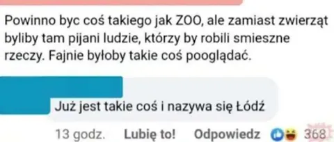Zoo z pijanymi ludźmi
