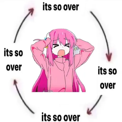 It's So Over Anime Reaction
