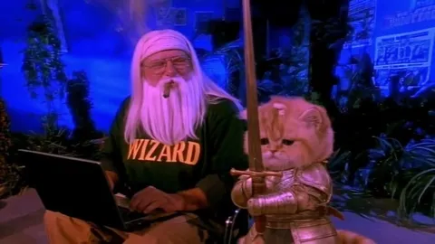 Wizard Cat on a Cosmic Quest