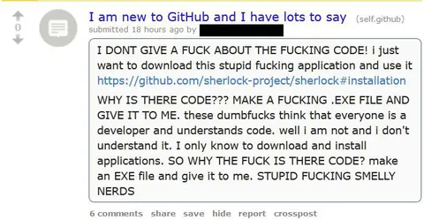 New to GitHub Code Rant