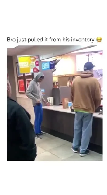 Bro Pulled It From Inventory