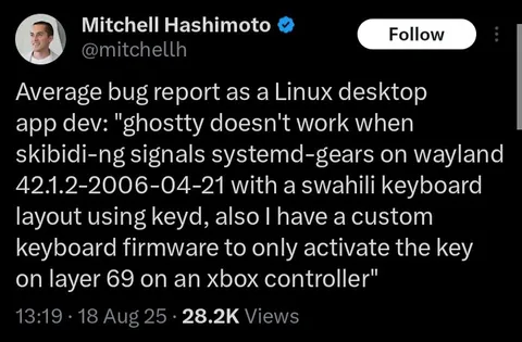Linux Desktop Bug Report