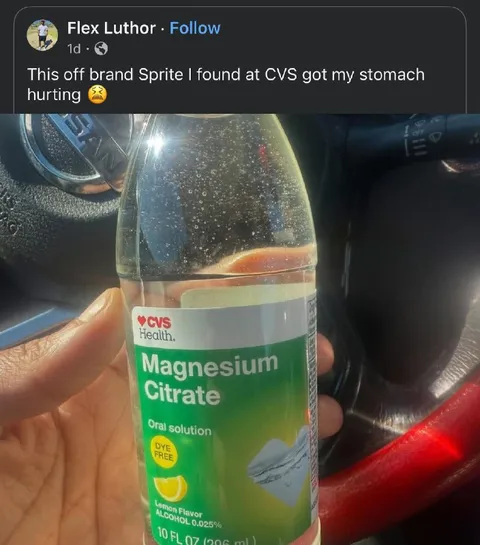 Off-Brand Sprite Stomachache