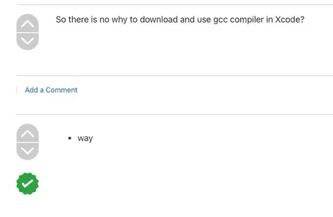 No Way to Use GCC in Xcode