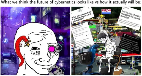 Cybernetics Future vs Reality