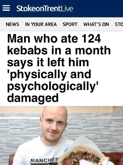 124 Kebabs Caused Psychological Damage