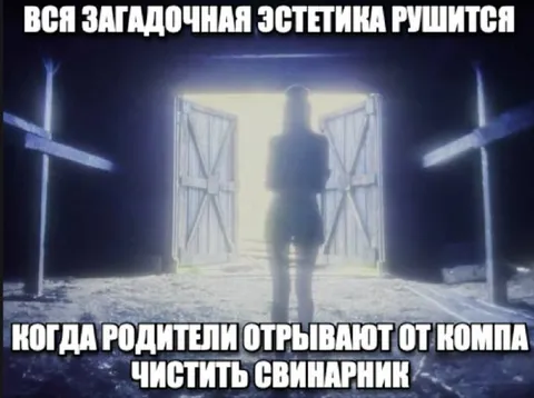 Родители отправляют чистить свинарник
