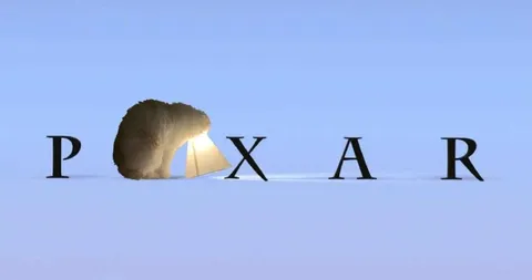 Медведь вместо лампы Pixar