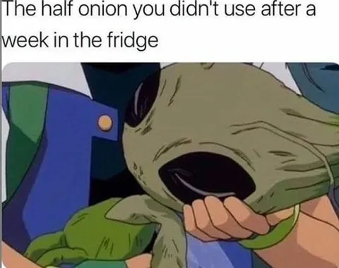 Half Onion After a Week