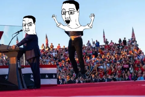 Вояки на митинге